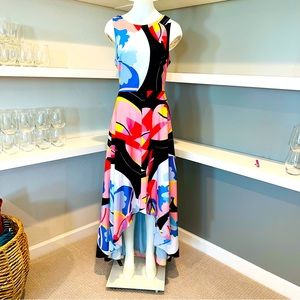 Nicole Miller hi lo maxi dress